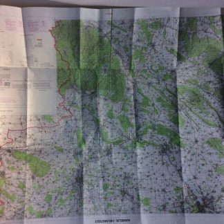 Osnabruck /Hildesheim MOD map 1:100000 universal transverse mercator projection