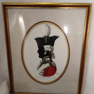 5th Northumberland Fusiliers framed drawing