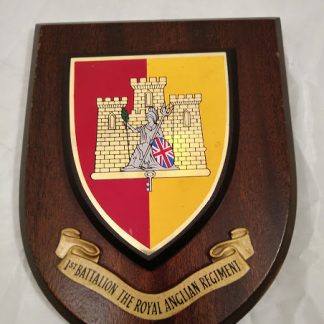 1st Battalion The Royal Anglian Regiment Mess Wall Plaque