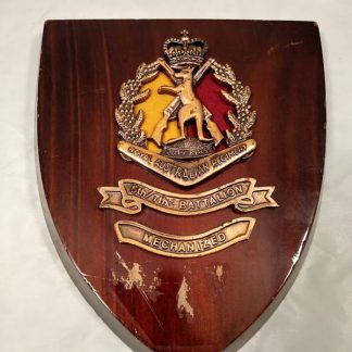 5th7th Battalion Mechanised Royal Australian Regiment Mess Wall Plaque