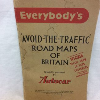 Autocar - everybody's 'avoid the traffic Road maps of Britian. 1956