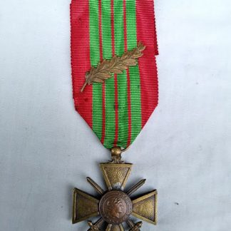 Croix De Guerre 1939 medal with Palm (mentioned in despatches)