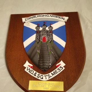 Edinburgh Garrison Regimental Wall Mess Plaque