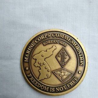 Marine Corps 50th Anniversary Commemoration Challenge coin - Freedom is not Free