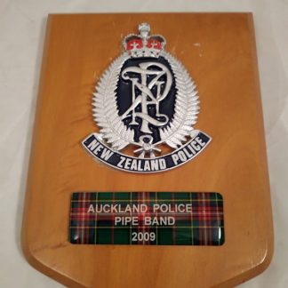 New Zealand Police Brigade Regiment Mess Wall Plaque