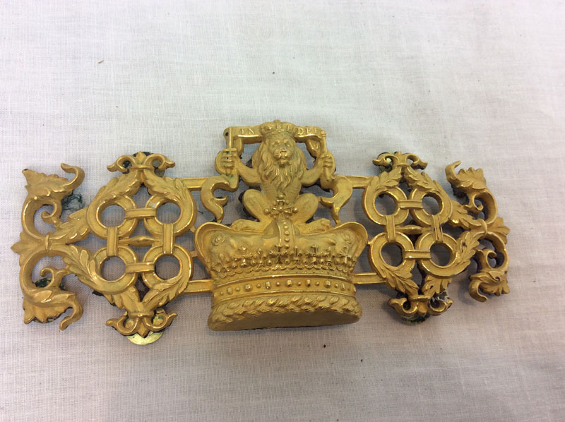 Royal Company of Archers, ceremonial sash belt buckle