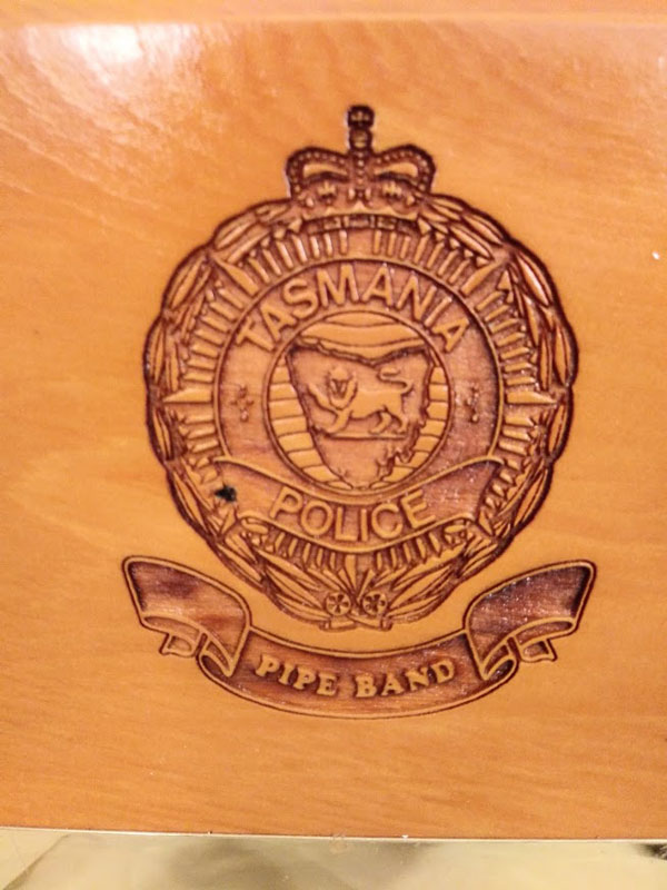 Tasmania Police Brigade Regiment Wall Mess Plaque