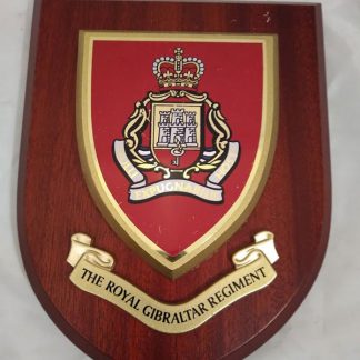The Royal Gibralter Regiment Wall Mess Plaque