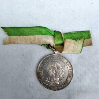 commemorative medal for the 70th birthday of king albert of saxony 1898