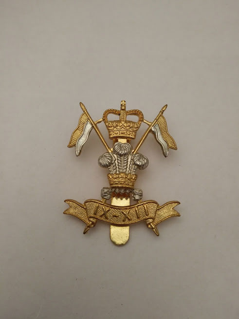 9th12th Lancers Cap Badge