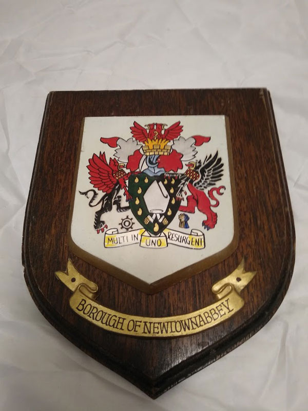 Borough of Newtownabbey wall plaque