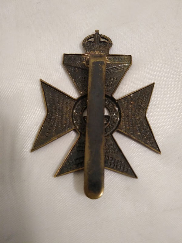 Kings Royal Rifle Corps cap badge