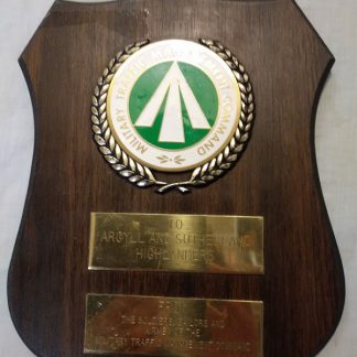 Military Traffic Management Command Wall Mess Plaque