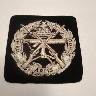 Small Arms School bullion patch badge