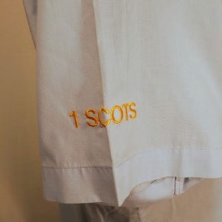 1 Scots Blue lightweight short sleeve shirt