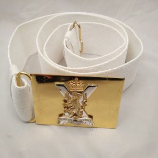 Parade belt with Royal Regiment of Scotland buckle