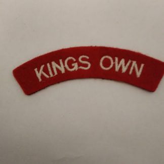 Kings Own fabric Shoulder Title