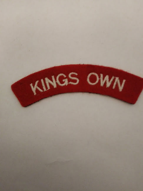 Kings Own fabric Shoulder Title