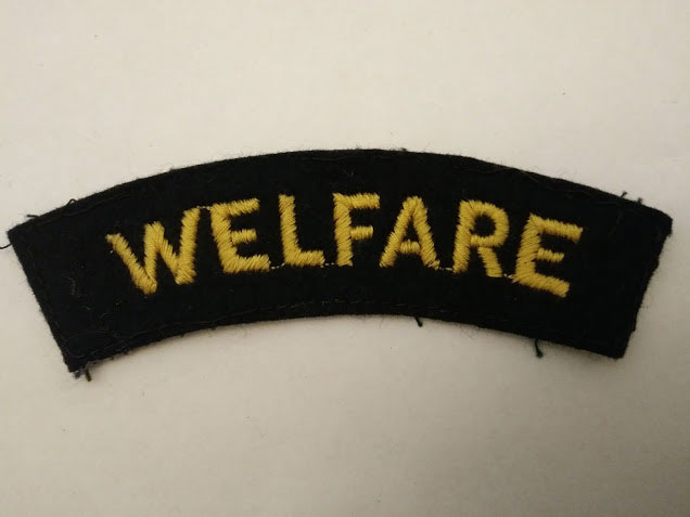 WW2 Civil Defence service Welfare Patch original WW2 Civil Defence service Welfare Patch original