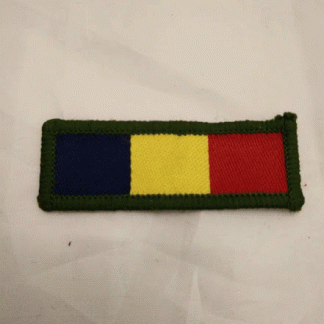 REME patch on khaki background