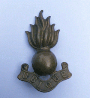 Royal Engineers brass collar dog
