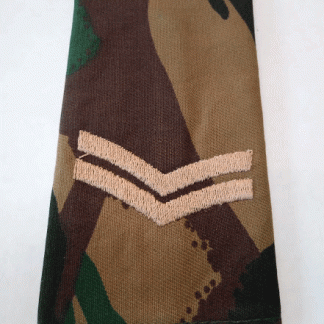 corporal rank slide on woodland camo