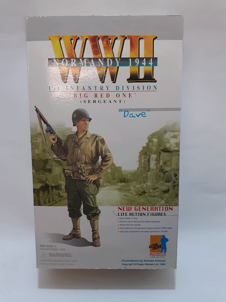 Dragon Figure 'Dave' 1st infantry division 'Big Red One' (Sergeant) Dragon Figure 'Dave' 1st infantry division 'Big Red One' (Sergeant)