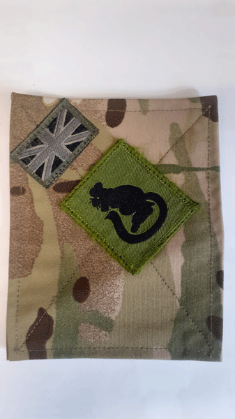 7th armoured brigade patch on mtp blanking plate 7th armoured brigade patch on mtp blanking plate