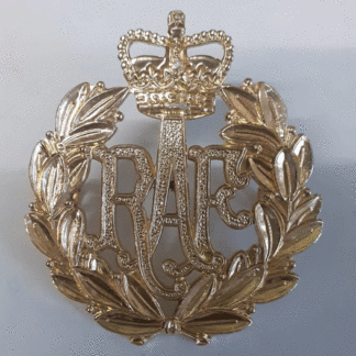 Genuine British military surplus RAF cap badge
