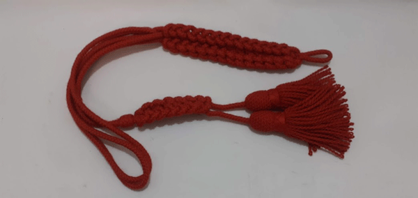 Army Officer Aiguillette RED braided cord with tassels Army Officer Aiguillette RED braided cord with tassels