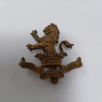 7th Dragoon Guards cap badge original brass