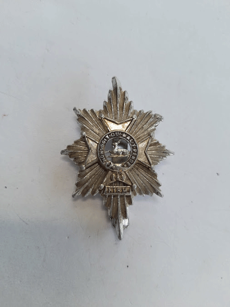 Genuine Worcestershire and Sherwood Foresters regiment cap badge slider J R Gaunt B'ham Genuine Worcestershire and Sherwood Foresters regiment cap badge slider J R Gaunt B'ham