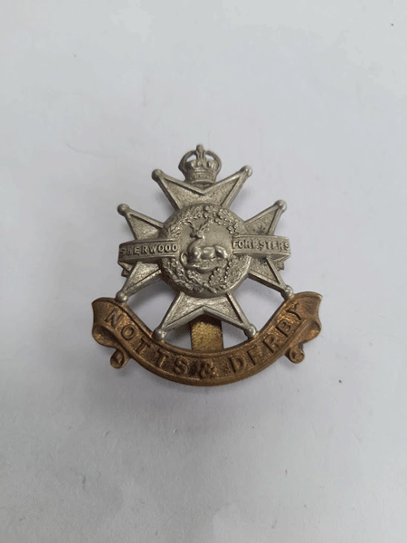 Original Sherwod Foresters (Notts & Derby) Regiment cap badge Original Sherwod Foresters (Notts & Derby) Regiment cap badge