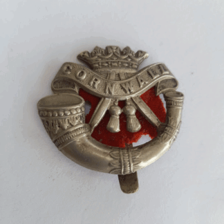 The Cornwall regiment cap badge original
