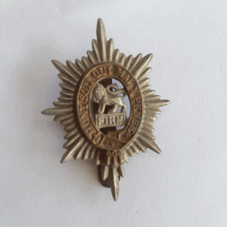 The Worcestershire regiment cap badge