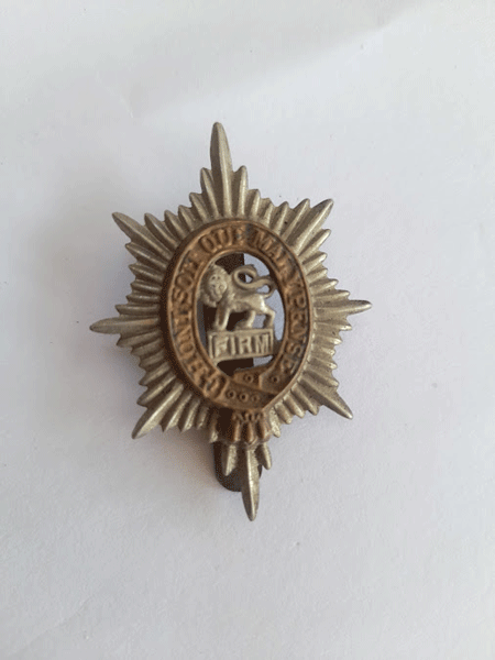 The Worcestershire regiment cap badge The Worcestershire regiment cap badge