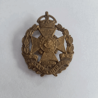 West Yorkshire regiment Leeds rifles cap badge