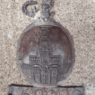 Vintage Royal Exchange assurance lead fire mark/insurance plaque 18th Century