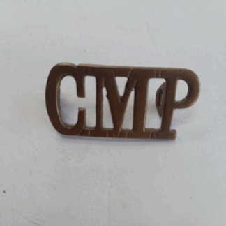 Corps of military police metal shoulder title