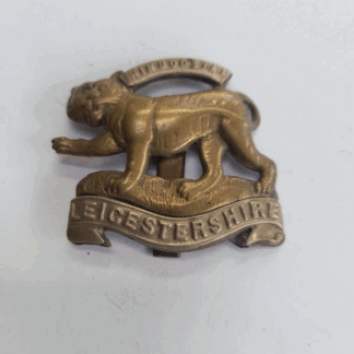genuine ww2 leicestershire cap badge