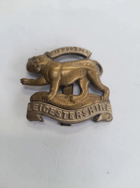 genuine ww2 leicestershire cap badge genuine ww2 leicestershire cap badge