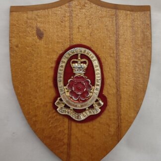 The Queen's Lancashire Regiment mess plaque