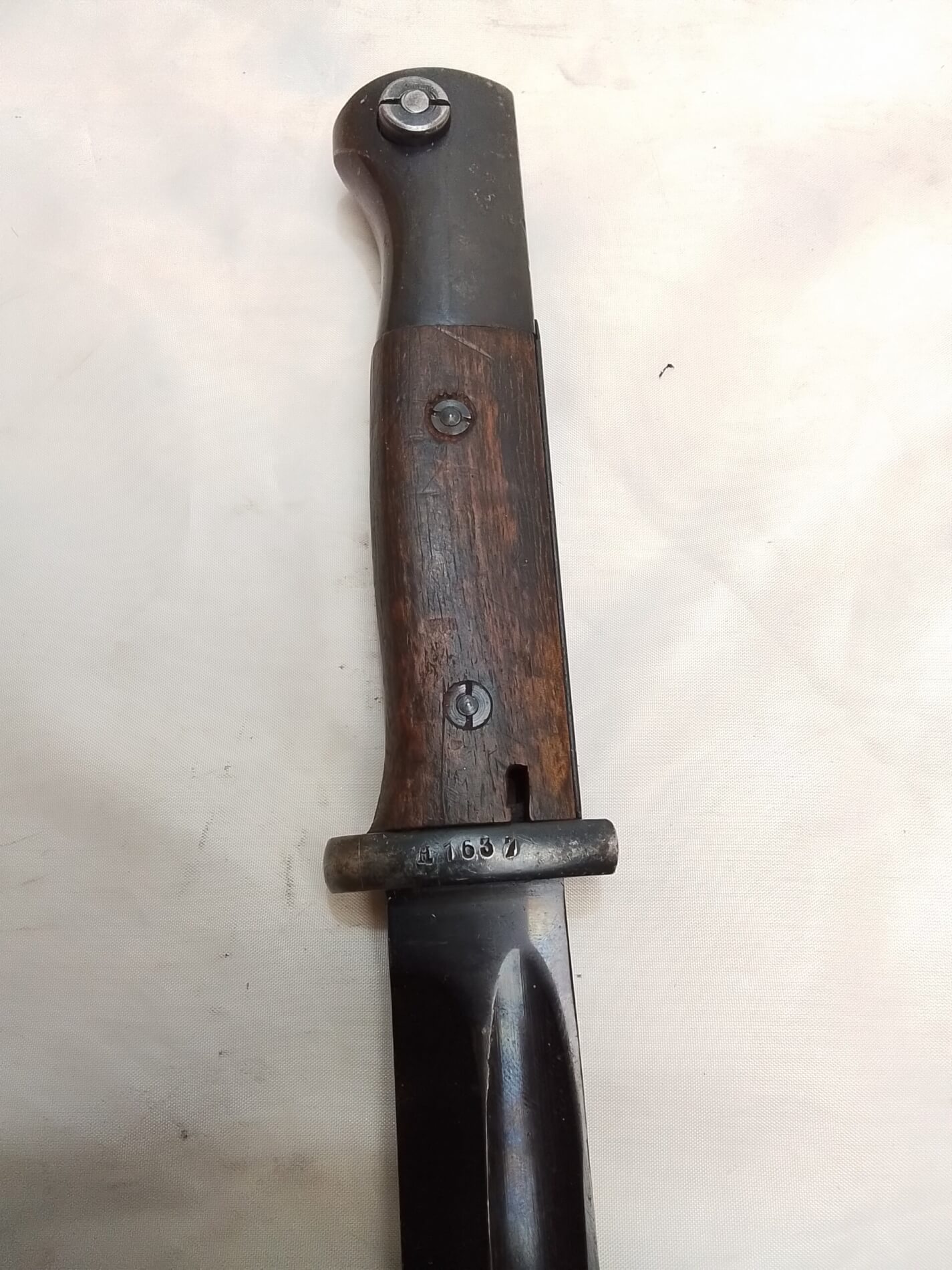 German WW11 K98 bayonet & scabbard German WW11 K98 bayonet & scabbard