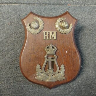 British Army Kings Crown Royal Marines Musician badge wall plaque